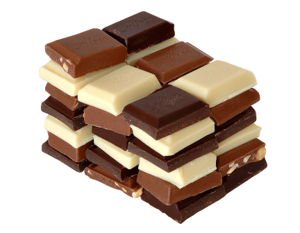 La couleur du chocolat dépend de sa teneur en cacao