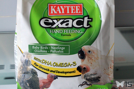 Marque spéciale hand-feeding pour oisillons nidicoles